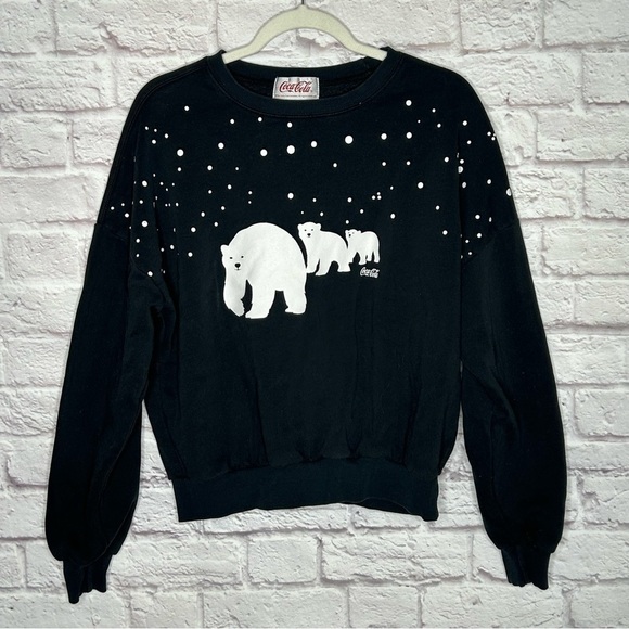 Wildfox x Coca Cola Polar Bear Pullover Sweatshirt - Picture 6 of 14